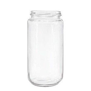 برطمانات زجاجية شفافة متعددة الأحجام 80 مل، 350 مل، 750 مل، 960 مل مع أغطية معدنية قابلة للفك، برطمانات زجاجية لتعبئة الطعام خالية من PVB/BPA - Product Image 4