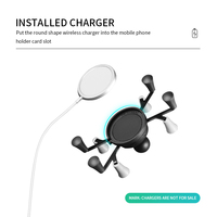 Support universel pour téléphone portable à ventouse pour moto et vélo X pour chargeur sans fil VIN-SJ-XWXC