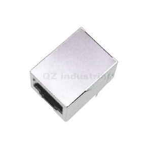 ขั้วต่อ QZ BOM ของแท้ใหม่ รุ่น 5903-10P8C-8P8C ตำแห<span class=keywords><strong>น</strong></span>่งขาติดตั้งด้า<span class=keywords><strong>น</strong></span>หลัง 3.05 มม. ด้านหน้า 4.57 มม. พร้อมตัวยึดสายแล<span class=keywords><strong>น</strong></span> RJ45 ความยาวรวม 21.3 มม. - Product Image 2