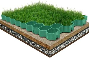Plastique poreux nid d'abeille gravier herbe finisseur pelouse grille voiture parking grille 48mm <span class=keywords><strong>prix</strong></span> pour parking toit jardin - Product Image 3