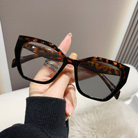 Lunettes yeux de chat photochromiques femmes hommes Anti rayons bleus lunettes grand cadre lunettes décolorées lunettes