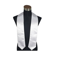 Darry 70 72 63 Inch Khăn Trải Giường Lễ Tốt Nghiệp Lễ Thăng Hoa Bằng Polyester Satin Màu Trắng Bạc