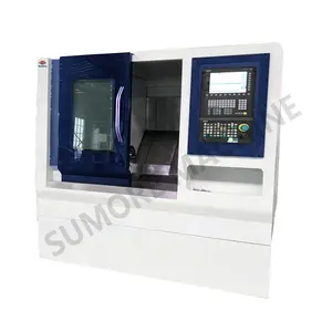 CE sertifikalı eğimli yatak Cnc torna SP-22L SP-28L otomatik Metal CNC torna merkezi torna makinesi fiyat