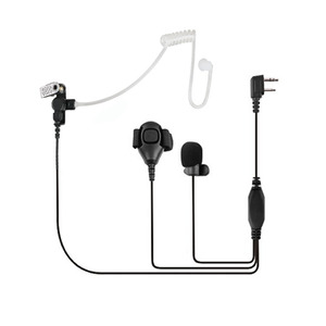 Auriculares de radio de dos vías con micrófono PTT, auriculares de 3 cables, auricular de tubo acústico para guardaespaldas de seguridad, Kit de auriculares Walkie Talkie - Product Image 1