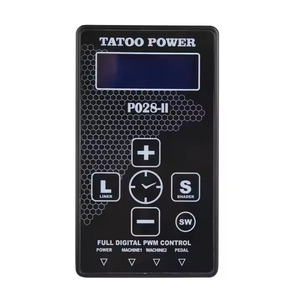 อะแดปเตอร์ดิจิตอลสำหรับเครื่องสัก LCD ระดับมืออาชีพ ควบคุมการทำงานได้อย่างแม่นยำ สำหรับเครื่องสัก ศิลปะบนร่างกาย ใช้ในสตูดิโอสำหรับศิลปิน - Product Image 2