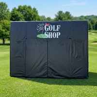 Tente de simulateur de golf gonflable virtuel à balançoire complète personnalisée pour intérieur et extérieur