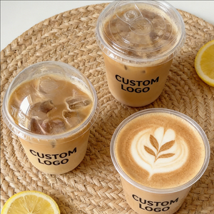 แก้วกาแฟพลาสติกแบบใช้แล้วทิ้ง ขนาด 500 มล. 360 มล. แบบพกพา สำหรับเครื่องดื่มเย็น เหมาะสำหรับร้านกาแฟ - Product Image 5