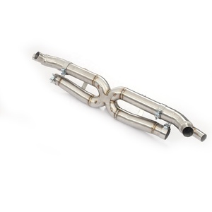 Scarico Catback MPER per <span class=keywords><strong>Porsche</strong></span> 991 <span class=keywords><strong>Turbo</strong></span> <span class=keywords><strong>S</strong></span> in Acciaio Inox, Suono Aggressivo, Controllo Remoto, Montaggio a Bullone - Product Image 1