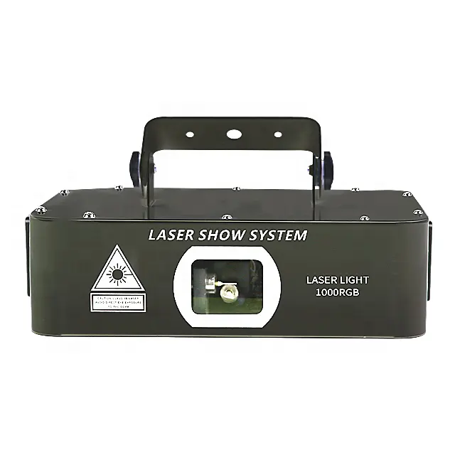 Lampu Laser Profesional 2020 DMX512 5W, Lampu Laser Warna Penuh Proyektor Pertunjukan 3D Pesta Animasi Led Natal Dmx Par