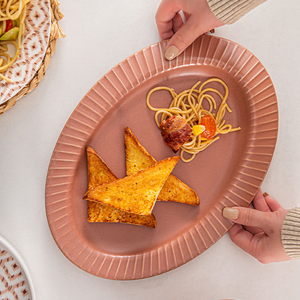 Ensemble de dîner bohème en <span class=keywords><strong>porcelaine</strong></span> ensembles de vaisselle en céramique pour 6 personnes couleur glaçure décalcomanie assiette à soupe bol vert gris marron - Product Image 6