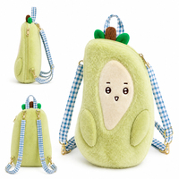 Sac à dos en peluche animal En7, jouet en peluche personnalisé, nouveau design, sac à dos créatif en peluche avocat personnalisable