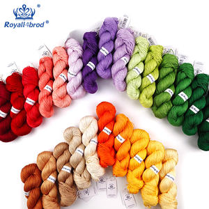 로얄리브로드 200m 싱글 다이 100% 코튼 크로스 스티치 실 482색 바느질 자수 친환경 내마모성 - Product Image 3