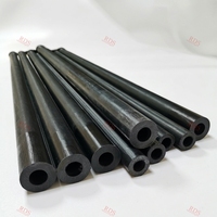 Tube en coton phénolique noir, tige en bakélite, barre ronde en phénolique noir laminée pour l'isolation électrique