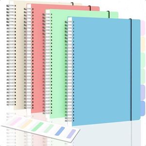 Carnet à spirales A5 personnalisé, fournitures scolaires, papeterie avec couverture en papier de style bureau - Product Image 1