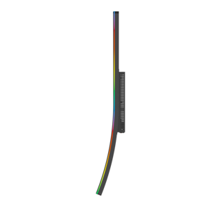 Écran tactile incurvé de 55 pouces personnalisable avec cadre LED, design magnifique, verre mince, moniteurs 4K pour le jeu, facilitant la pratique - Product Image 2