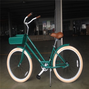 Bicicleta Urbana Vintage Retro Unisex <span class=keywords><strong>de</strong></span> 26 Pulgadas con Freno <span class=keywords><strong>de</strong></span> Montaña y una Sola Velocidad para Adultos, Estilo Cruiser, <span class=keywords><strong>de</strong></span> <span class=keywords><strong>la</strong></span> Escuela <span class=keywords><strong>de</strong></span> Derecho <span class=keywords><strong>de</strong></span> Charleston - Product Image 2