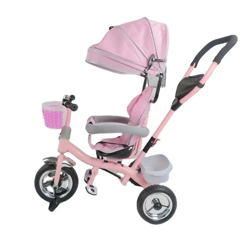 Triciclo per passeggino/4 in 1 Trike per bambini/ciclo per bambini pieghevole per 2-5 anni in vendita