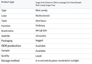 Caramelle alla Menta con Vitamina C e Mentolo, Gusto Frutta, Alito Fresco, Confezione Halal Personalizzabile di Alta Qualità - Product Image 4