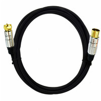 Câble d'antenne satellite TV coaxial 9.5mm femelle mâle à type F mâle 0.3m/1.5m/2m/3m/5m