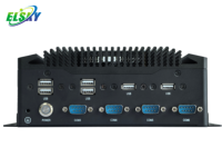 ELSKY Nouveau Mini PC Industriel Sans Ventilateur IPC6901-2C Intel 11e Génération I3/i5/i7 Core Tiger Lake QM11U 4K 60Hz DP Double LAN 6*COM DDR4