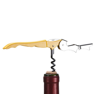 Tire-bouchon <span class=keywords><strong>de</strong></span> serveur 3-en-1 avec impression <span class=keywords><strong>de</strong></span> logo personnalisé - Ouvre-bouteille multifonction avec coupe-capsule, ouvre-bouteille et ouvre-bière - Product Image 1