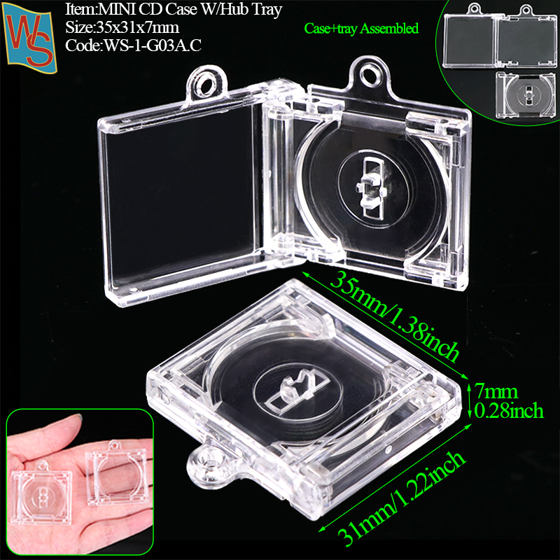 Estuche para CD MINI con bandeja para concentrador