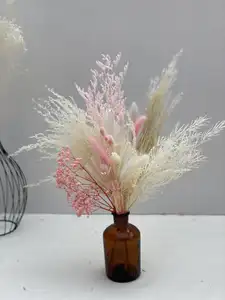 Dry Flower Wholesaler Dried/preserved Flowers Plants Wedding/flower Bouquet Dried Small Pampas Grass Gift