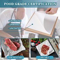 Rouleau de papier boucher kraft large non ciré de qualité alimentaire, idéal pour le barbecue, le fumage et l'emballage de viande (brisket)