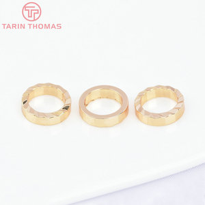 Anillo de <span class=keywords><strong>Salto</strong></span> Circular de Latón Chapado en Oro de 24K al por Mayor, Conector de Bucle Cerrado de Alta Calidad para Accesorios de Fabricación de Joyería DIY - Product Image 3