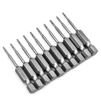Mata Bor Torx Precision T5 Panjang 50mm Baja Paduan S2 Shank Hex 1/4 OEM Ujung Magnetik Star Bits untuk Perbaikan Elektronik