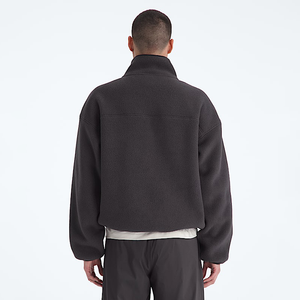 Veste <span class=keywords><strong>polaire</strong></span> d'hiver unisexe, nouvelle taille plus, fermeture à demi-bouton, homme femme, polyester léger, coupe-vent, fermeture éclair, col en <span class=keywords><strong>polaire</strong></span> - Product Image 4