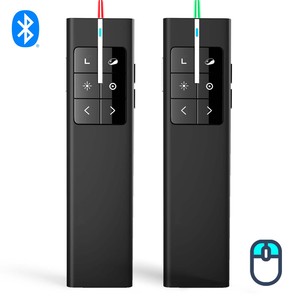 Norwii N99s BLE Draadloze Presenter Onder 1mW Laserpointer 2.4GHz 100m Afstandsbediening Air Mouse Presenter voor <span class=keywords><strong>PowerPoint</strong></span> Keynote Prezi - Product Image 1