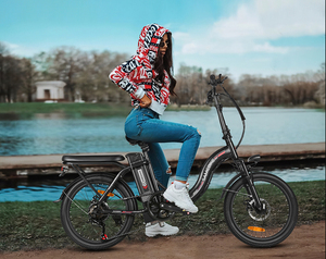 USA 20 plegable City Ebike 36V Motor trasero 250W 350D Ebike 36V 13Ah Importación Batería de litio Paso a través de la bicicleta eléctrica - Product Image 6