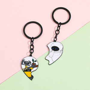 Đơn giản cổ điển Robot Huy động Keychain Mặt dây chuyền một người đàn ông và một người phụ nữ nóng bán bán buôn cho trẻ em - Product Image 4