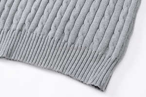 Nova Camisa de Tricô com Decote em V RL Ral Logo <span class=keywords><strong>Ph</strong></span> Suéter de Algodão Feminino Raff Manga Longa Ruff Lau Little Horse Ren Suéteres Tricotados - Product Image 4