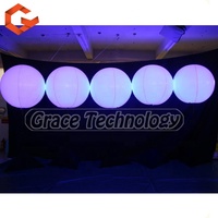 Ballon lumineux LED gonflable, décoration de ballon gonflable, trépied gonflable pour exposition publicitaire