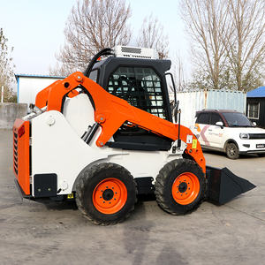 中国最受欢迎的轮式滑移装载机，可提供不同负载能力，液压举升式滑移装载机，带附件 - Product Image 2