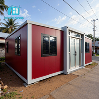 Villas modulaires de luxe populaires à 3 chambres, personnalisables, maisons préfabriquées en conteneurs, maisons modulaires préfabriquées en promotion
