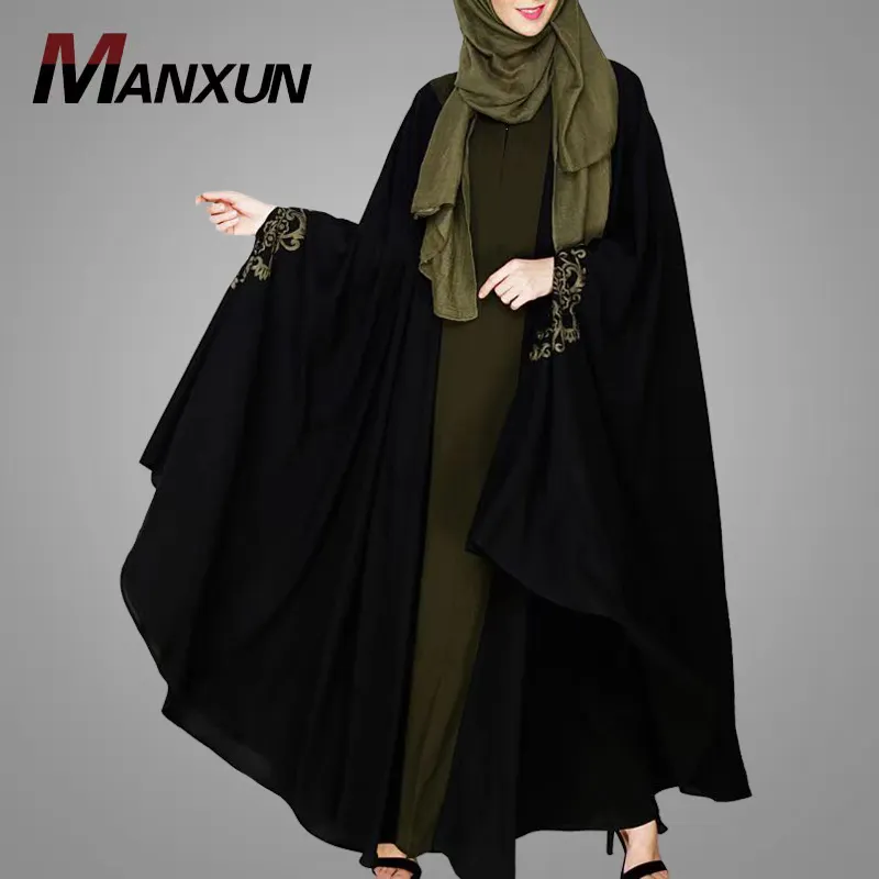 2022 Hotsale Plus Size Muslim Abaya Kaftan Dress High Quality Embroidered Islamic Clothing Maxi Dress Middle East Arab Clothes