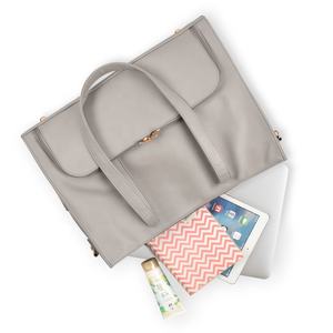 Bolso de mano de cuero PU de alta calidad <span class=keywords><strong>para</strong></span> mamá, bolso de mano grande multifuncional <span class=keywords><strong>para</strong></span> viaje, Asa de pañ<span class=keywords><strong>al</strong></span>, portátil de moda - Product Image 5