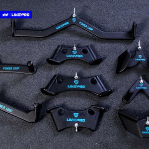 헬스장 풀다운 핸들 피트니스 액세서리 하이/로우 다기능 딥 풀다운 그립 세트 - Product Image 1