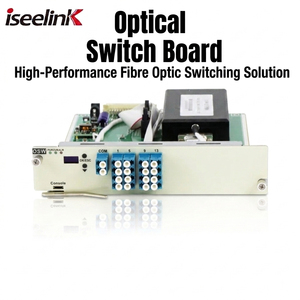 DWDM/OTN ONMS- บอร์ดไมโครมินิ OSW อัตโนมัติ 34db 8 พอร์ต สวิตช์ออปติคอล ระบบตรวจสอบไฟเบอร์ 5G แบบ OTDR ISEELINK OLM - Product Image 1