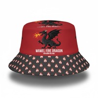 Chapeau bob en coton, fabricant de chapeaux bob, logo personnalisé imprimé, design souvenir de Cracovie, Pologne, vente en gros