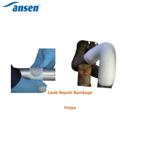 Kit de ruban adhésif résistant à la Corrosion de Pipeline résistant à la Corrosion Bandage de réparation de fuite de tuyau en Fiber de verre pour sceller les tuyaux cassés - Product Image 1