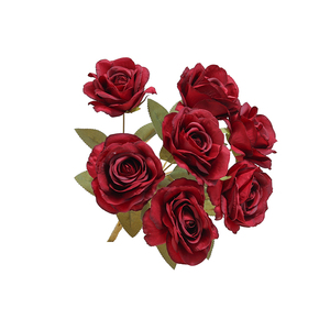 Dreamy Rose Arrangement Seven-<b>Headed</b> <b>Artificial</b> Silk <b>Flower</b> Bouquet for Living Room Wedding Hall Soft Decoration Elegant Wedding - Product Image 6