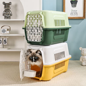 Havayolu onaylı 2 kapılı üst-yük sert taraflı köpekler kediler küçük ve orta köpekler kediler için ayrılabilir tekerlekler ile Pet seyahat taşıyıcısı - Product Image 6