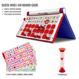 Jeu de société amusant pour la famille, 2 joueurs, jouets interactifs pour fêtes, cartes de jeu éducatives double face, devinez qui, jeu de société pour enfants - Product Image 2