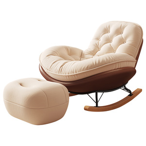 Fauteuil inclinable moderne Z pour balcon, chaise de relaxation pour la maison, fauteuil de massage pour adulte, canapé paresseux en tissu écologique pour salon - Product Image 6