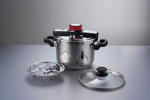 Tornado 2025 Utensilios <span class=keywords><strong>de</strong></span> cocina Nuevo diseño Válvula multietapa <span class=keywords><strong>Olla</strong></span> a presión <span class=keywords><strong>de</strong></span> acero inoxidable Logotipo personalizado Tipo <span class=keywords><strong>de</strong></span> <span class=keywords><strong>olla</strong></span> <span class=keywords><strong>de</strong></span> fábrica - Product Image 6