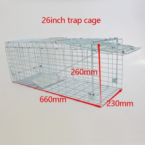 Cage piège pour animaux sauvages pour lapin, écureuil, chat, renard, empêchant les opossums et les rats - Product Image 2